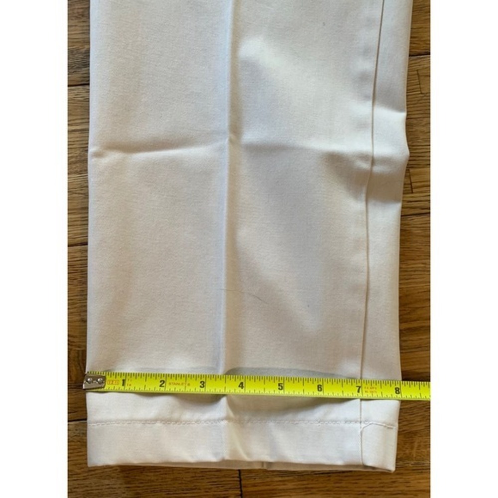 2 Pair-Lands End Traditional Fit Chino Straight Leg Flat Front Preppy Classic-38 - Picture 5 of 15